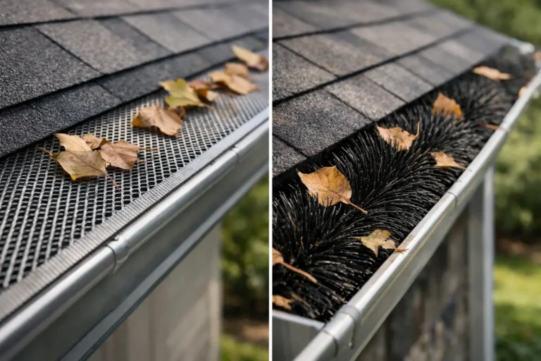 Gutter Mesh vs Gutter Brush: What Works Best?