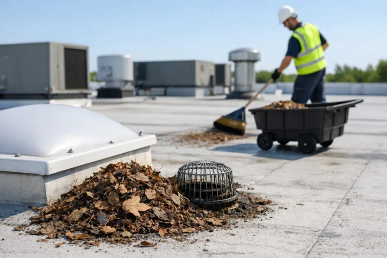 Commercial Roof Debris Prevention That Works