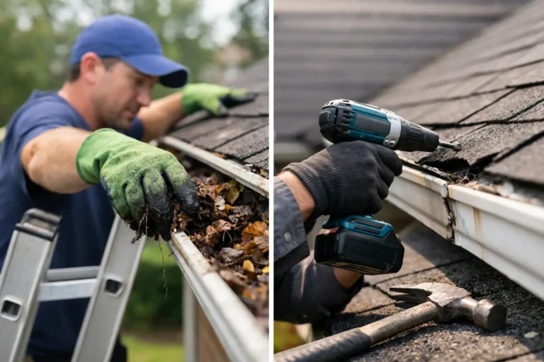 Gutter Cleaning Versus Repairs: What Comes First?