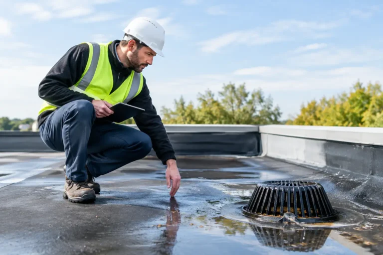 How to Assess Roof Drainage Problems Safely